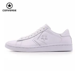 2017 new original Converse Star Player Leather women's sneakers white color Leather Skateboarding Shoes