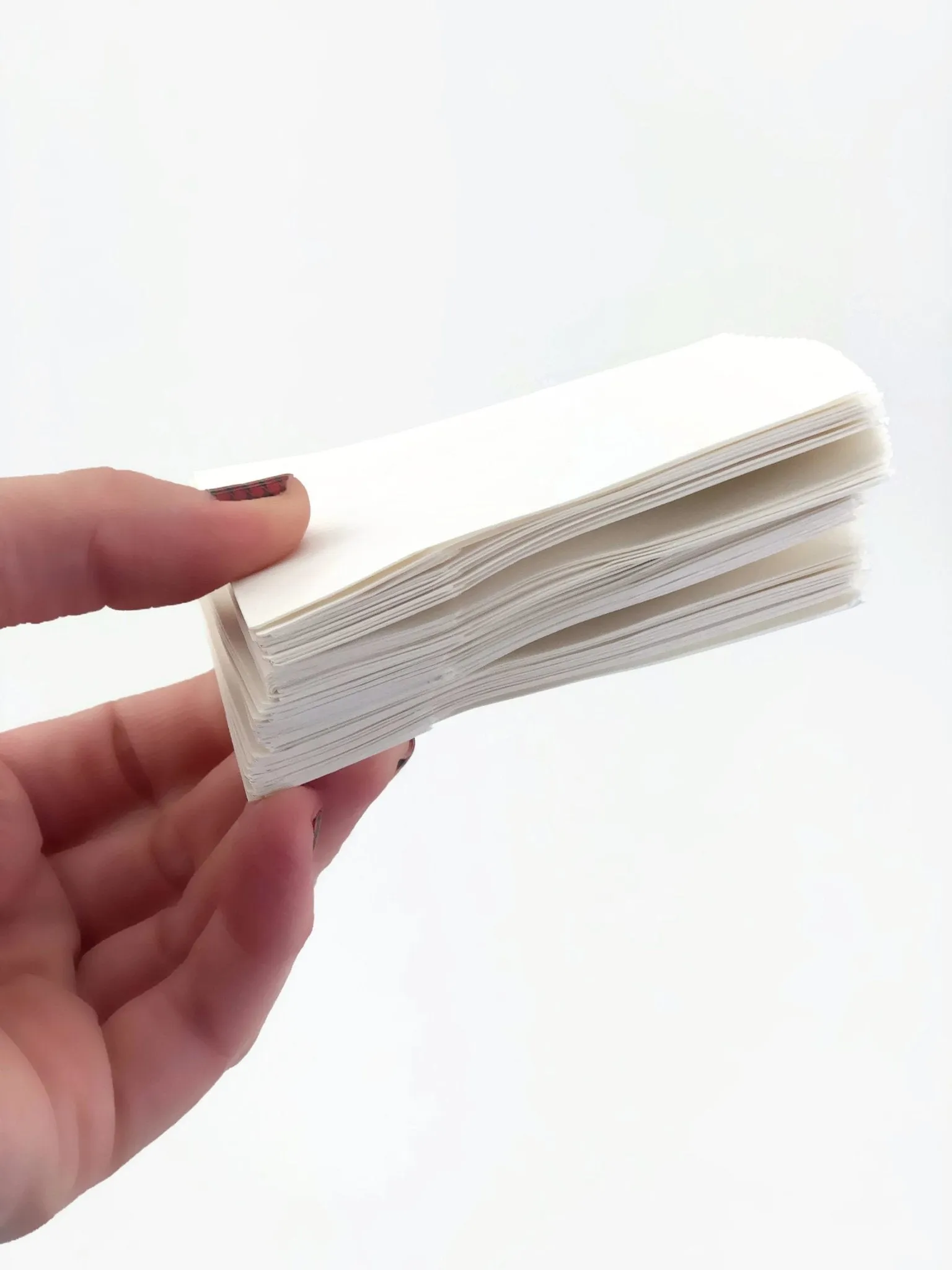 50 Mini White Paper Bags