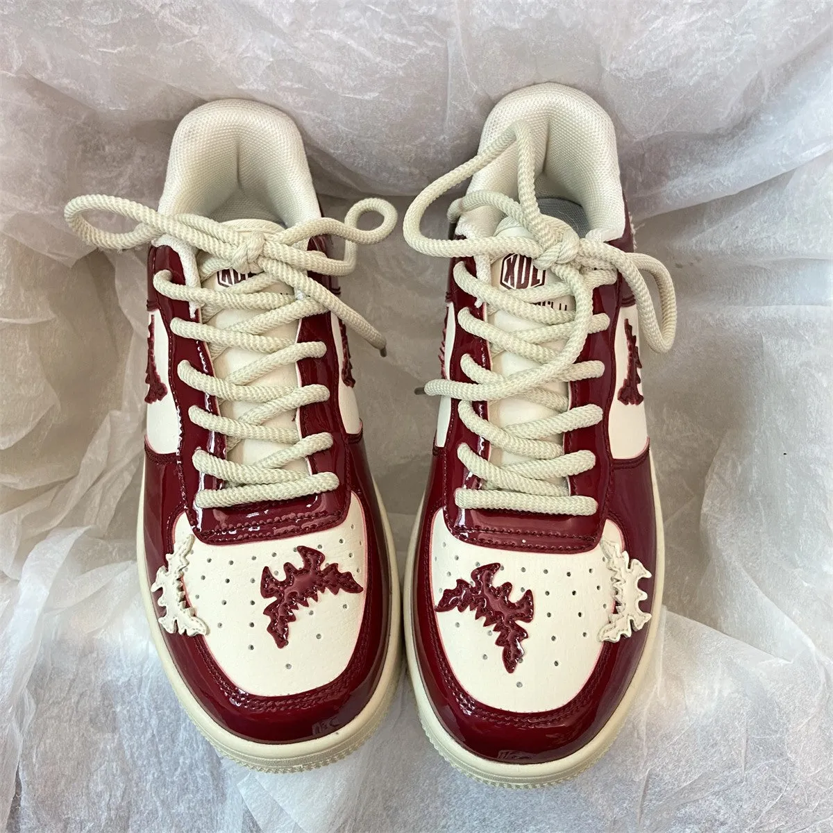 Amozae-Back To School Gifts Grunge Butterfly Bat Aesthetic Sneakers