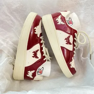 Amozae-Back To School Gifts Grunge Butterfly Bat Aesthetic Sneakers