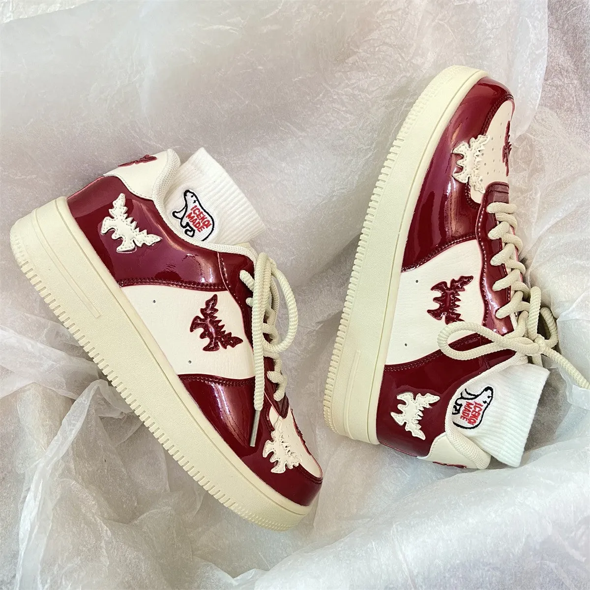 Amozae-Back To School Gifts Grunge Butterfly Bat Aesthetic Sneakers