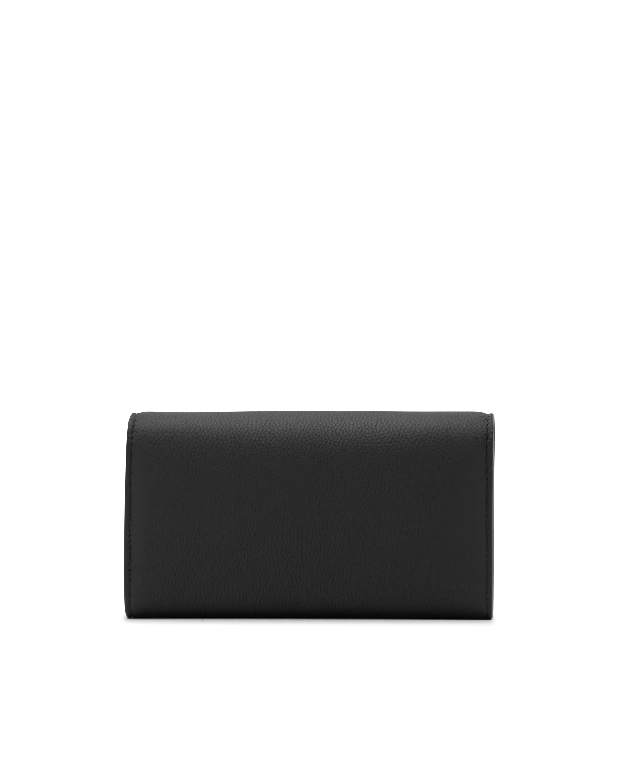 B-Buzz Grained Leather Wallet On Chain