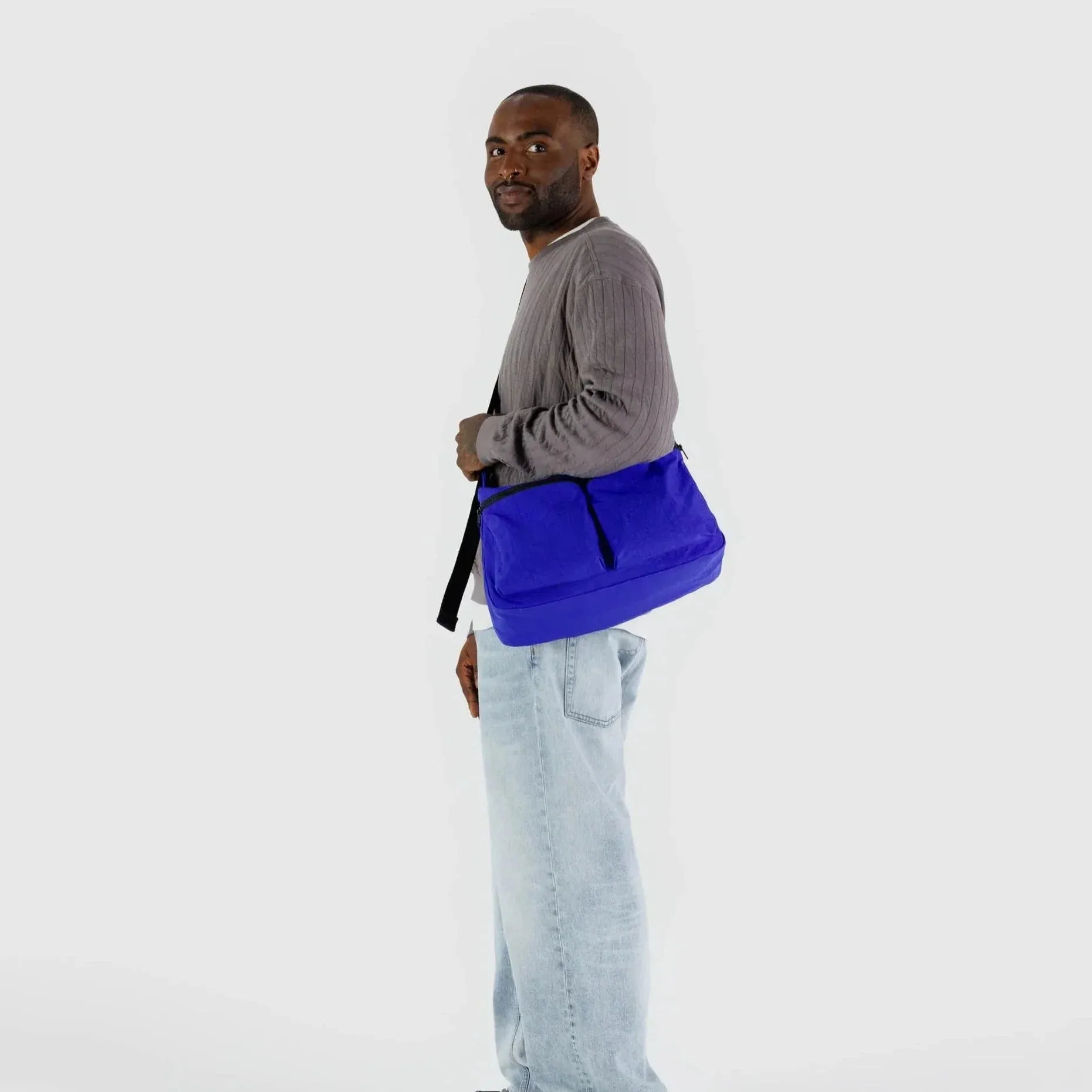 Baggu Large Cargo Crossbody in Lapis