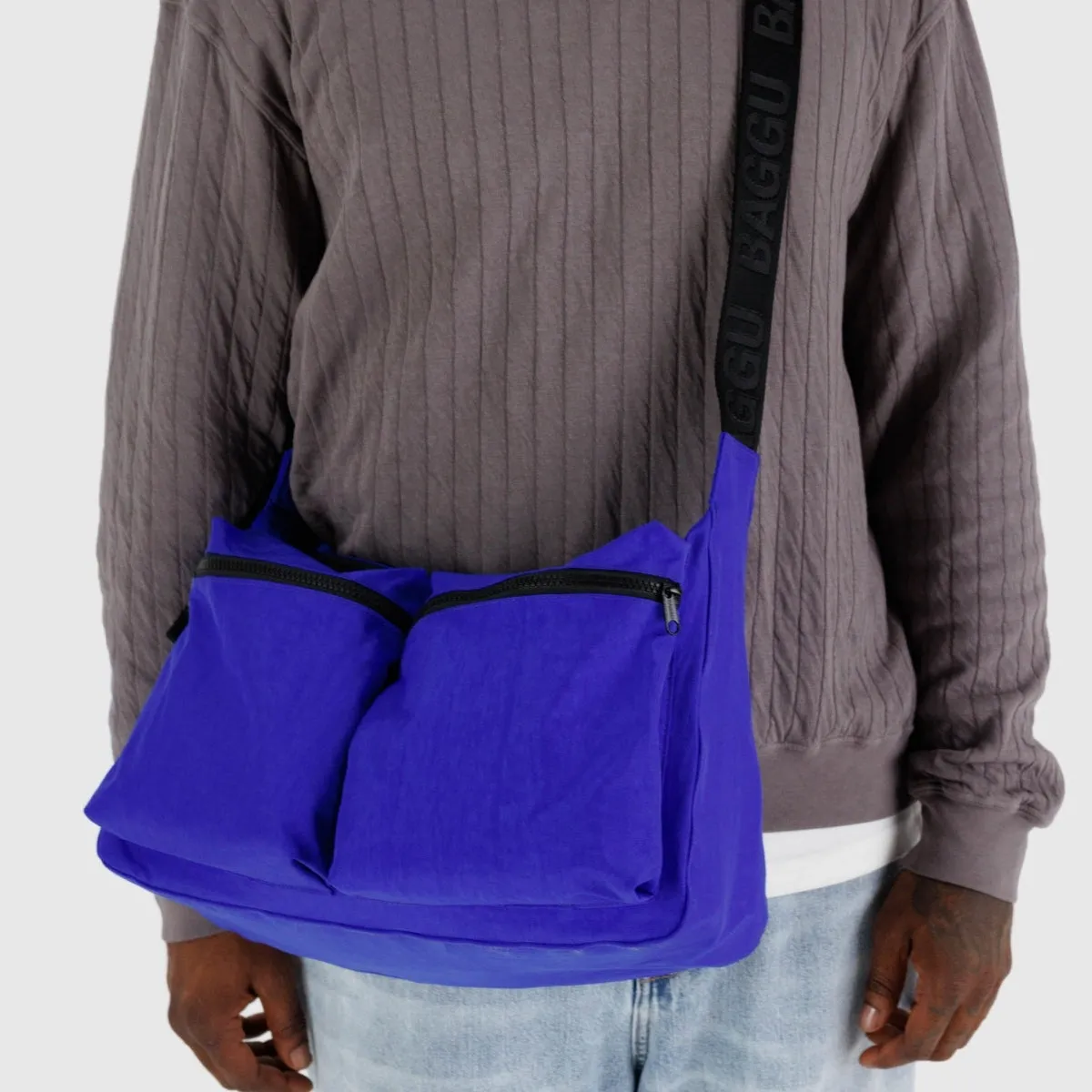 Baggu Large Cargo Crossbody in Lapis
