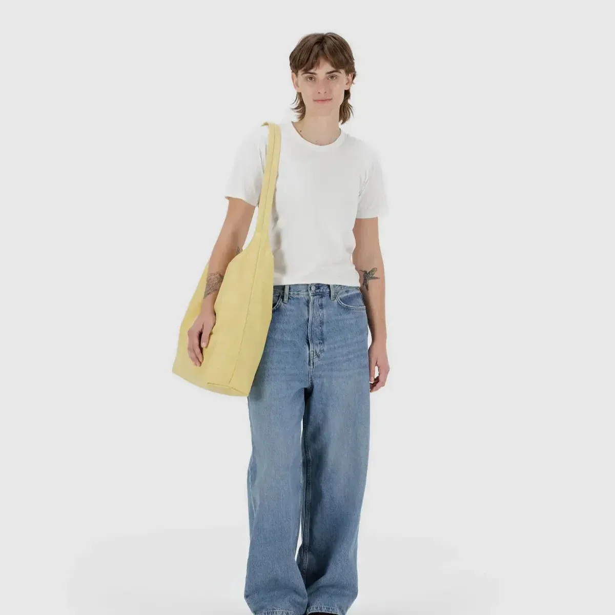 Baggu Large Nylon Sling in Butter