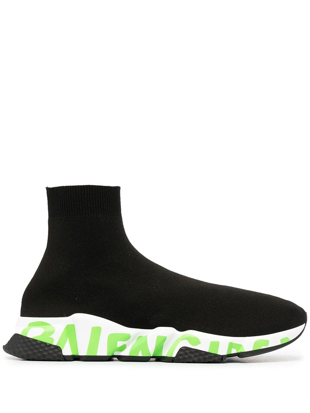 BALENCIAGA Speed Runner Green Graffiti