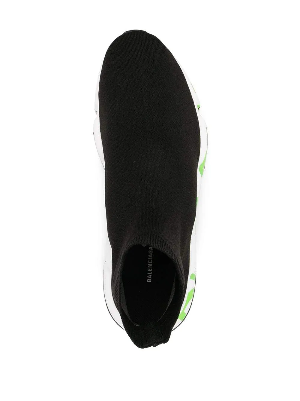 BALENCIAGA Speed Runner Green Graffiti