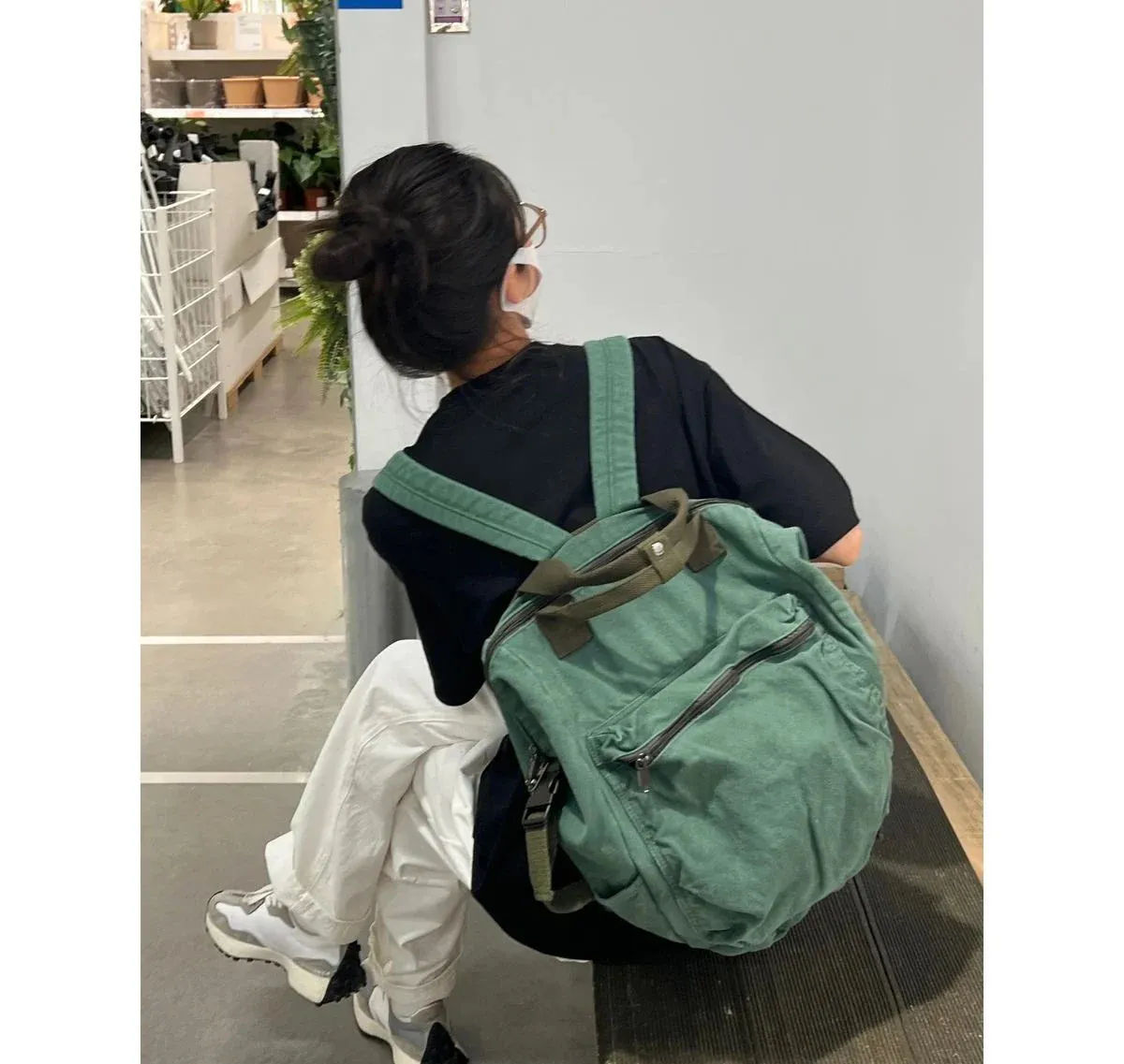 binfenxie Japanese Ins Students Solid Rucksacks Simple All Match Women High-capacity Backpacks Casual Preppy Y2k Vintage Trendy Schoolbags