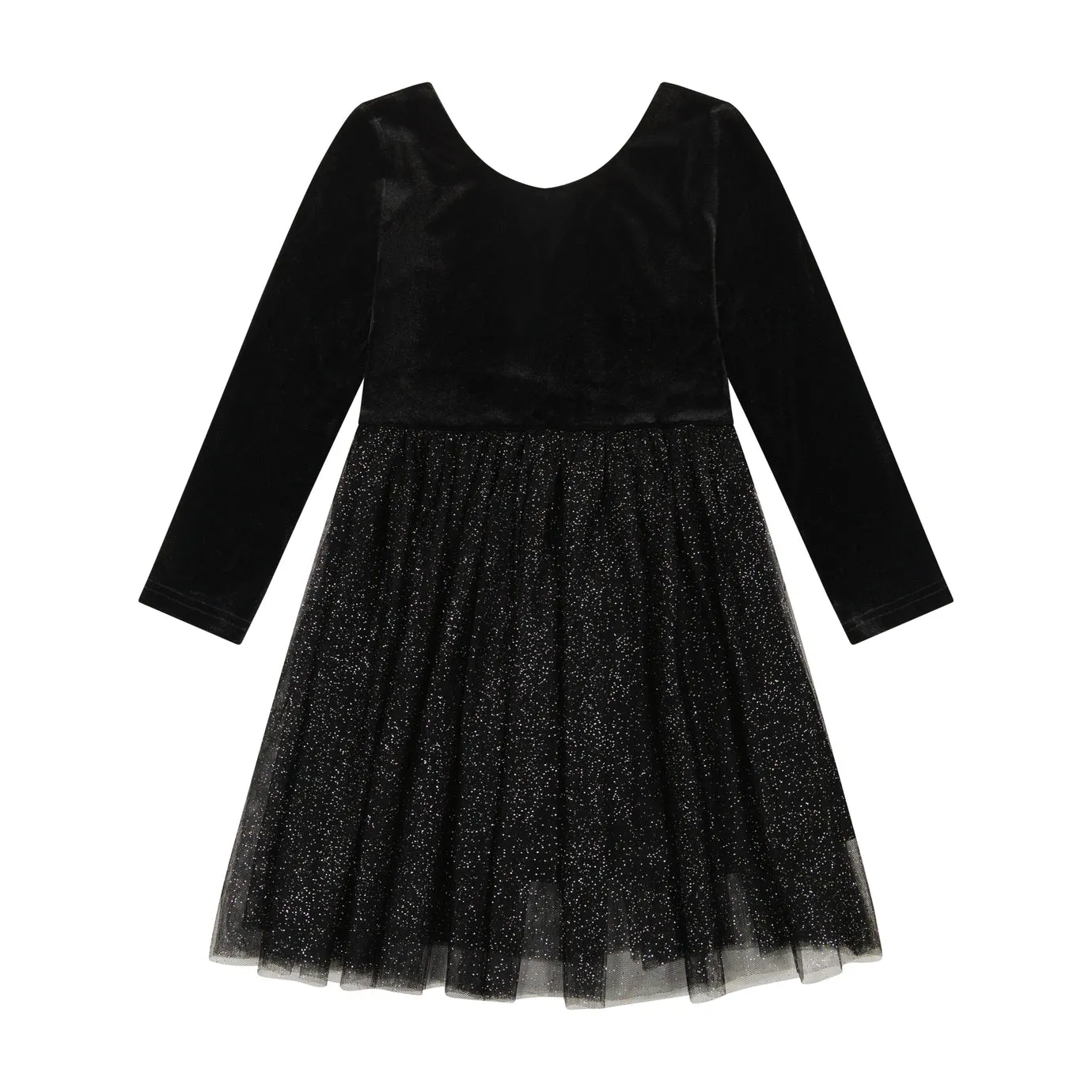 Bird & Bean infant & girls velvet & tulle dress