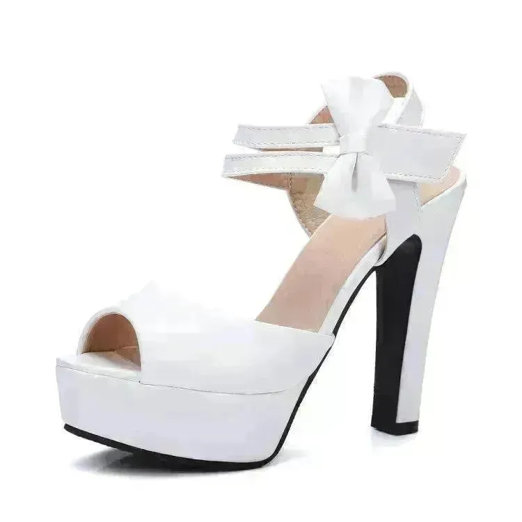 Block Heel Super High Heel Sandals