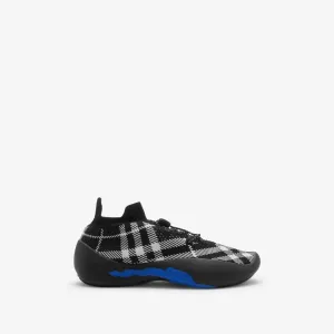Burberry Check Knit Neptune Sneakers