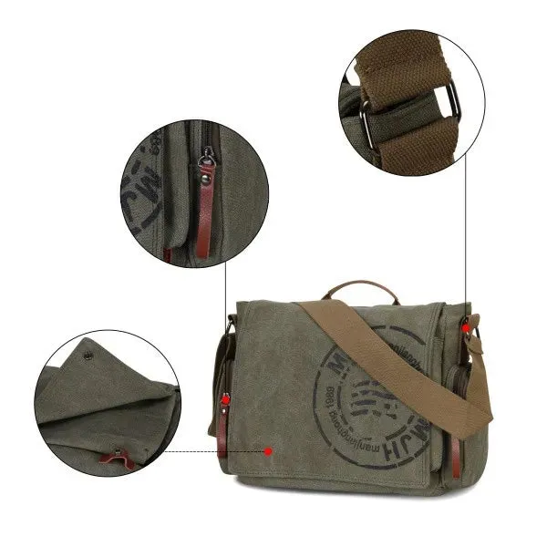 Business  Fashion Canvas Crossbody Bag