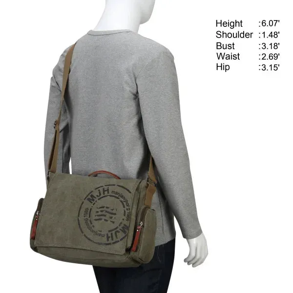 Business  Fashion Canvas Crossbody Bag