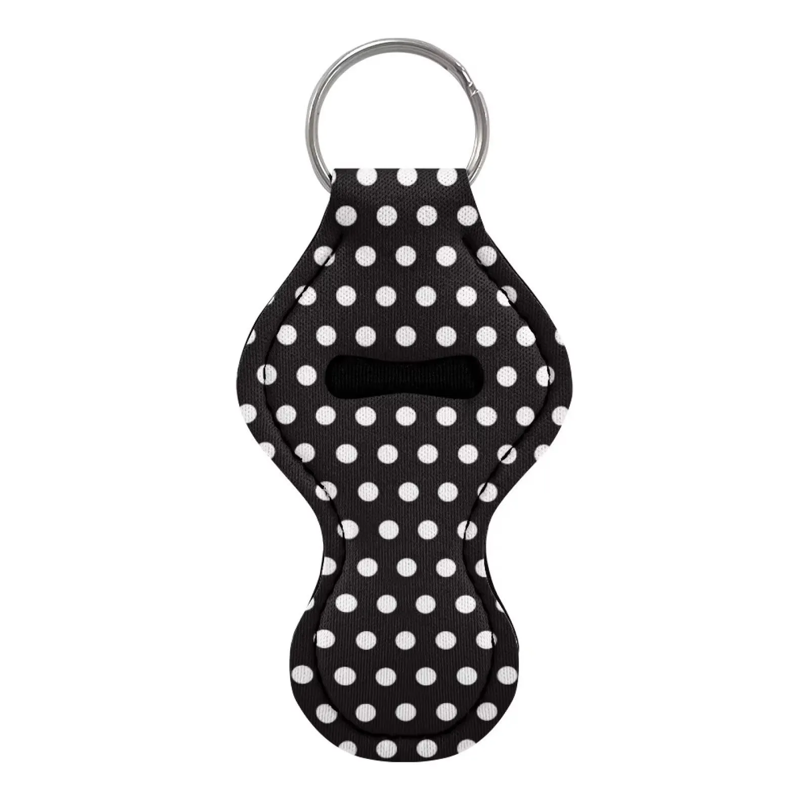 BYCHECAR Polka Dot Chapstick Holder for Car Keychains Women Stocking Stuffers Lipstick Holder Key Chains Kids Small Gifts Lip Balm Holder Lippy Clip