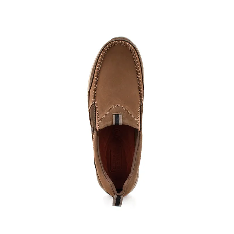 camel active Slip On Shoes With Stitch Detail Men Khaki VIGOZ 852329-AM2-6