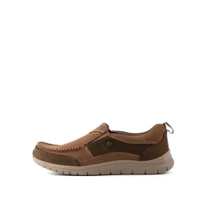 camel active Slip On Shoes With Stitch Detail Men Khaki VIGOZ 852329-AM2-6