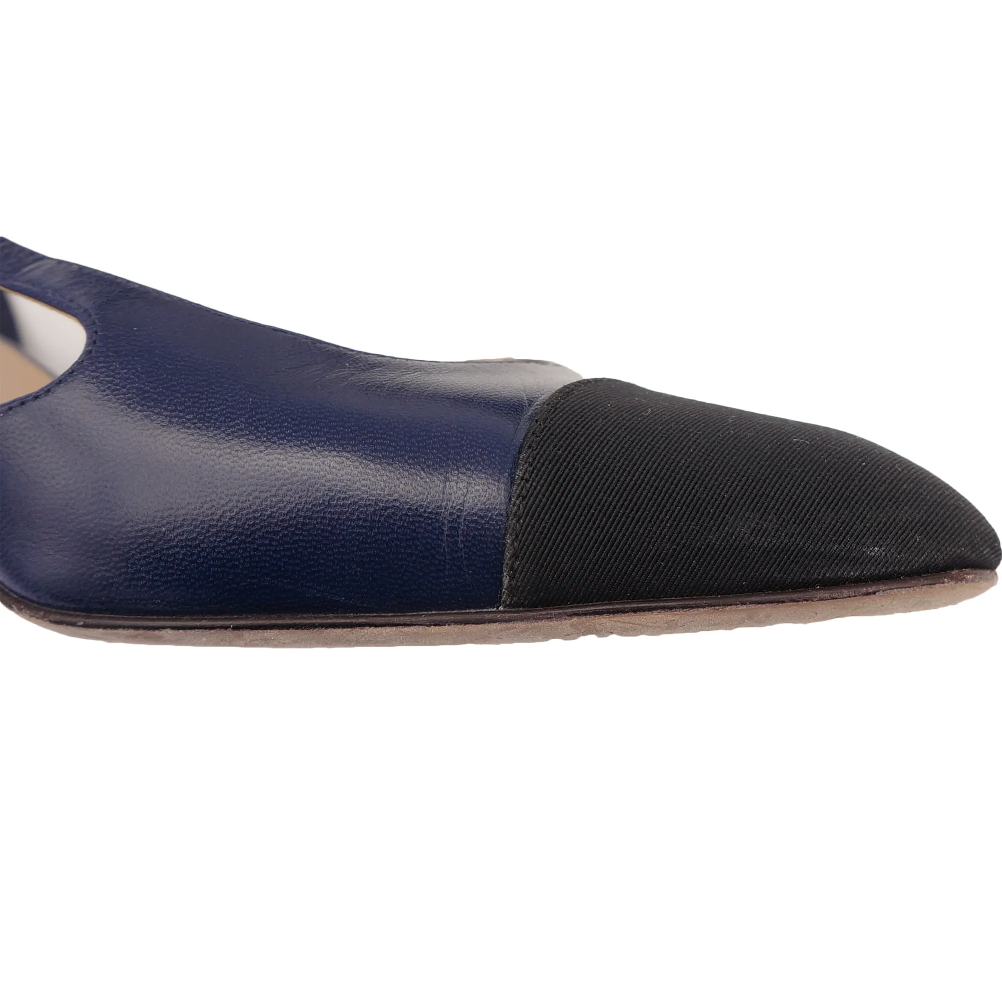 CHANEL CAP TOE CC SLINGBACK PUMP