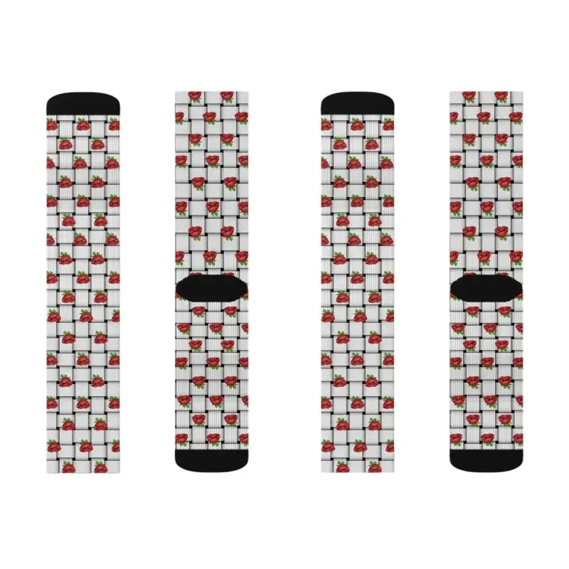 Chic Weaved Pattern Socks for Ultimate Comfort
