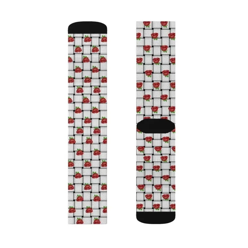 Chic Weaved Pattern Socks for Ultimate Comfort