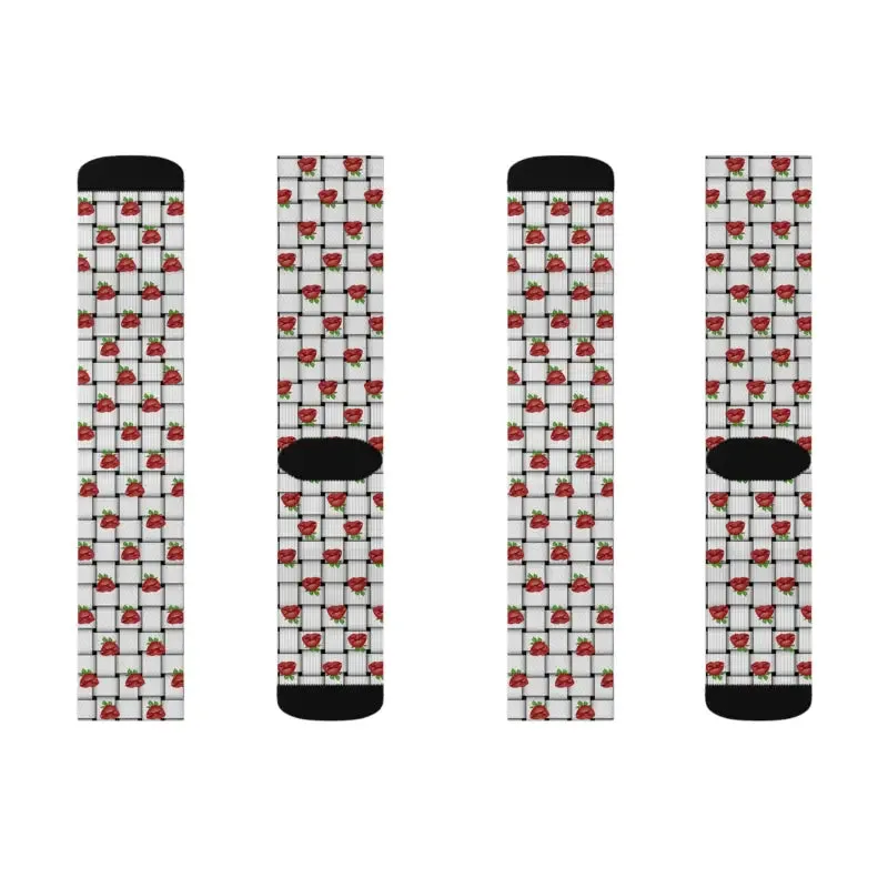 Chic Weaved Pattern Socks for Ultimate Comfort