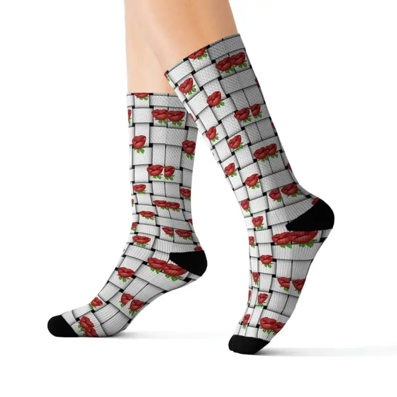 Chic Weaved Pattern Socks for Ultimate Comfort