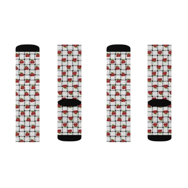 Chic Weaved Pattern Socks for Ultimate Comfort