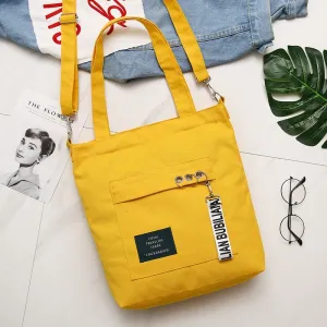 Christmas Gift Women's Canvas Bag 2020 New Trendy Shoulder Bag Japanese Literature and Art Messenger Bag Student Wild Large-capacity School Bag