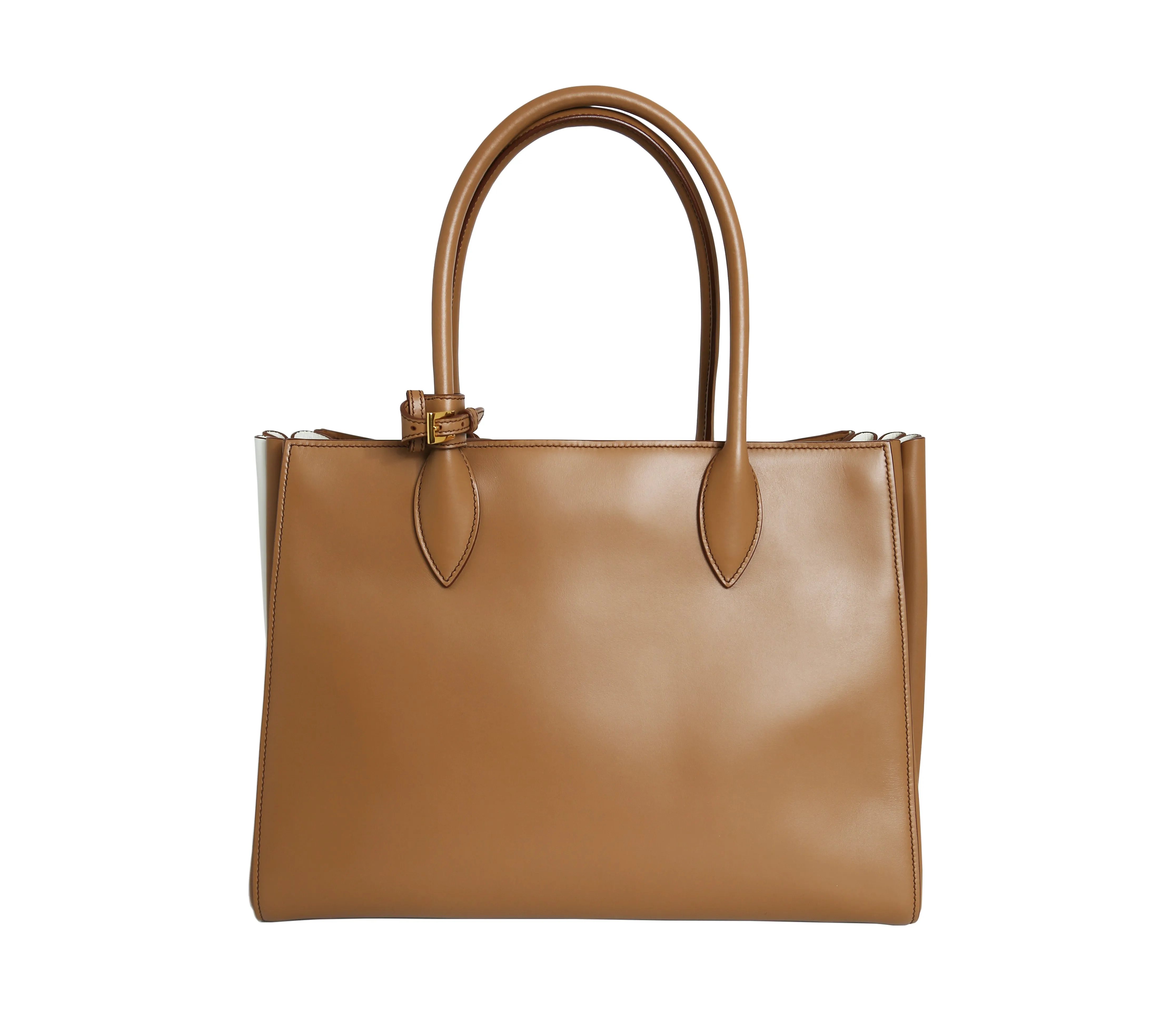 City Calf Caramel Handbag