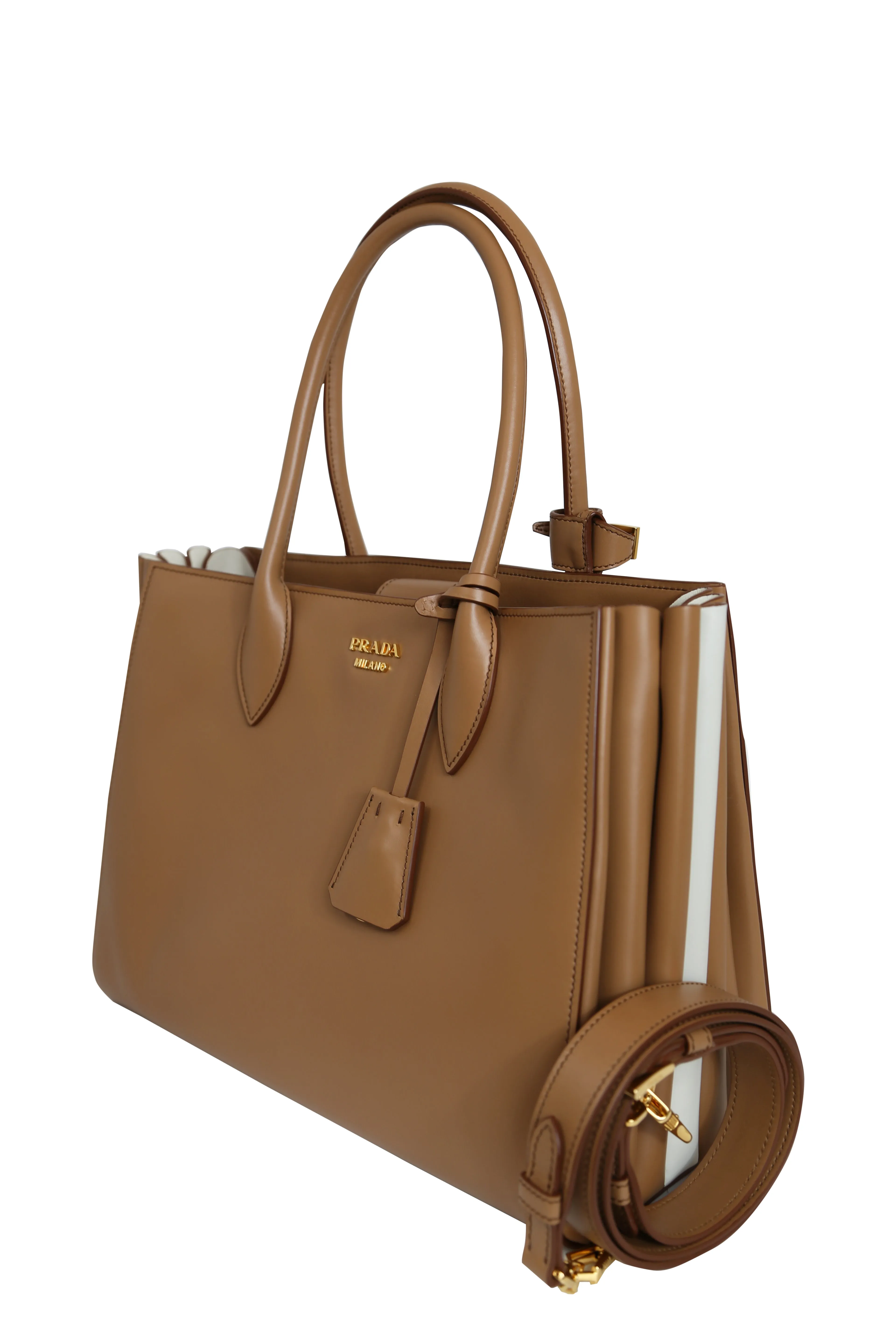 City Calf Caramel Handbag