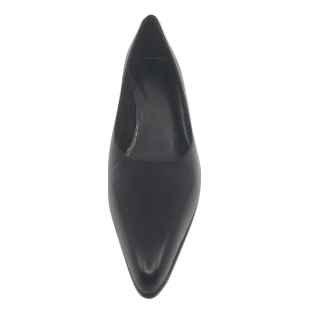 Clara Black Leather Stuart Weitzman Pumps