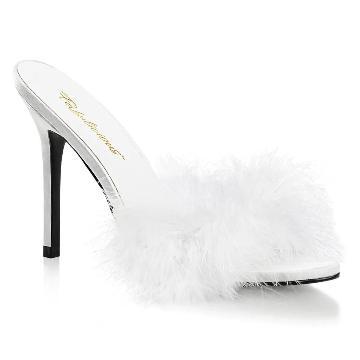 CLASSIQUE-01F Fabulicious 4" Classique White Sexy Shoes (High Heels)