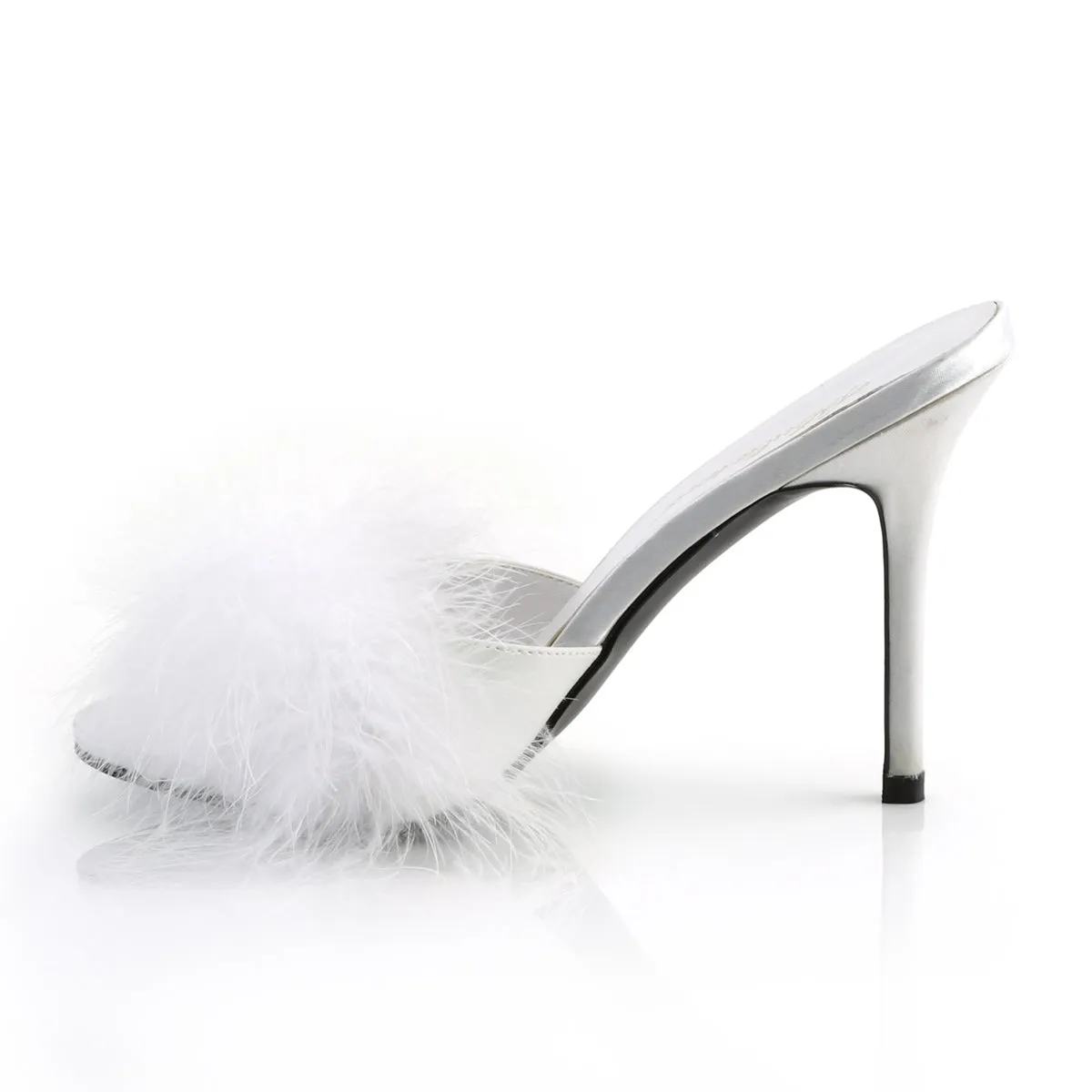 CLASSIQUE-01F Fabulicious 4" Classique White Sexy Shoes (High Heels)