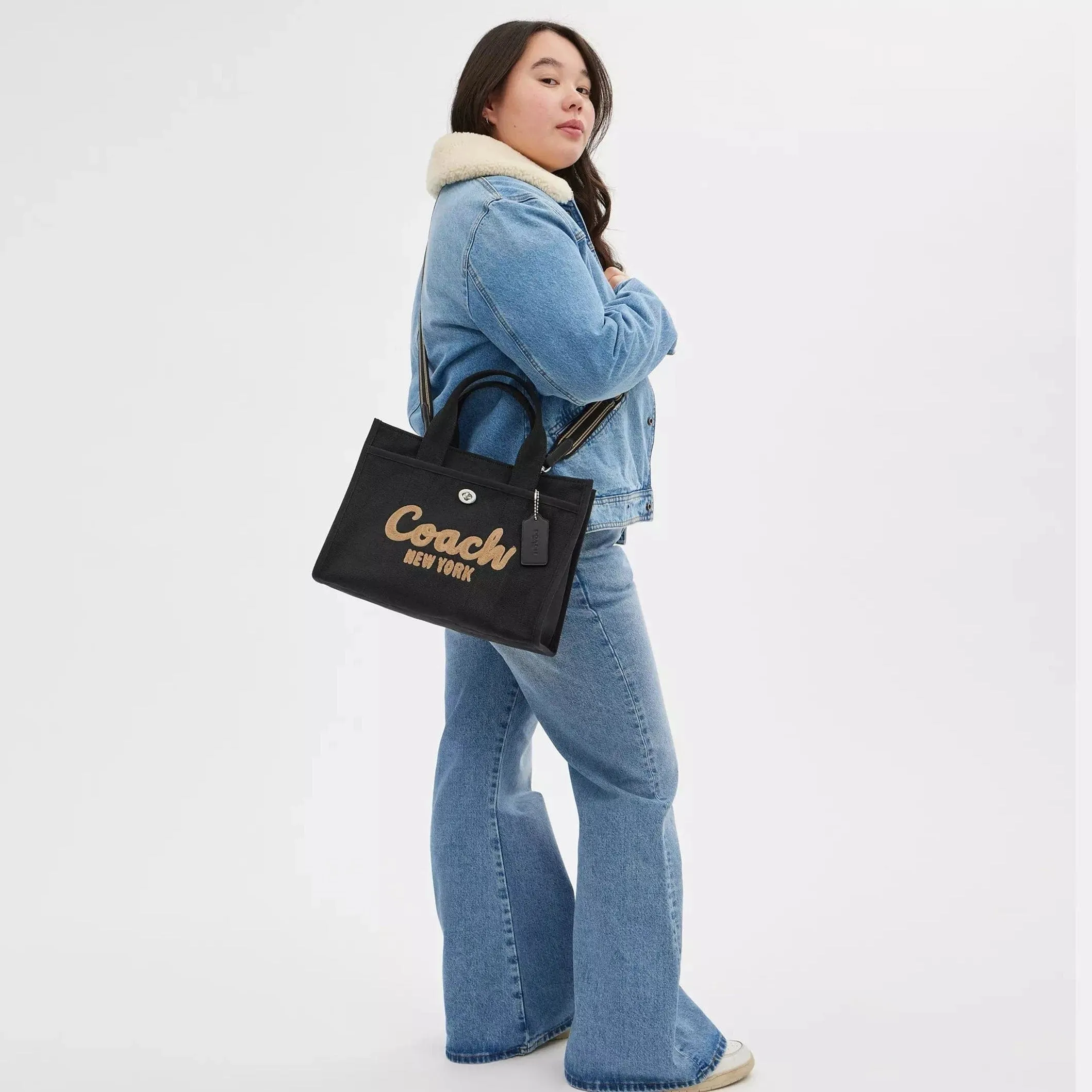 Coach Cargo Tote 26 in Black