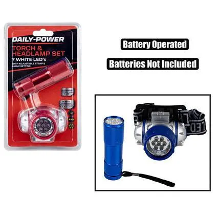Daily Power Torch And Headlamp Value Pack AAA Battery