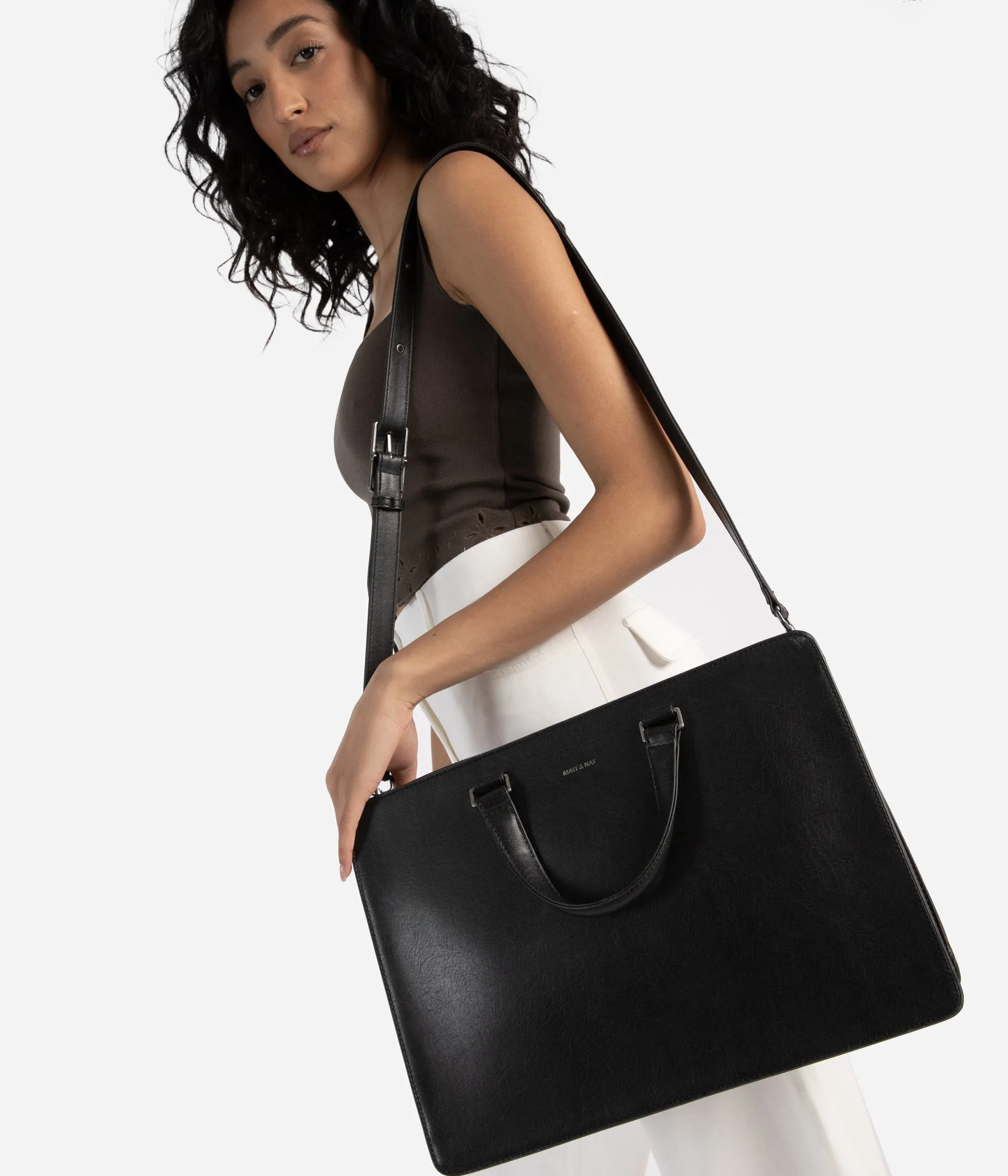DAVID Vegan Briefcase - Vintage