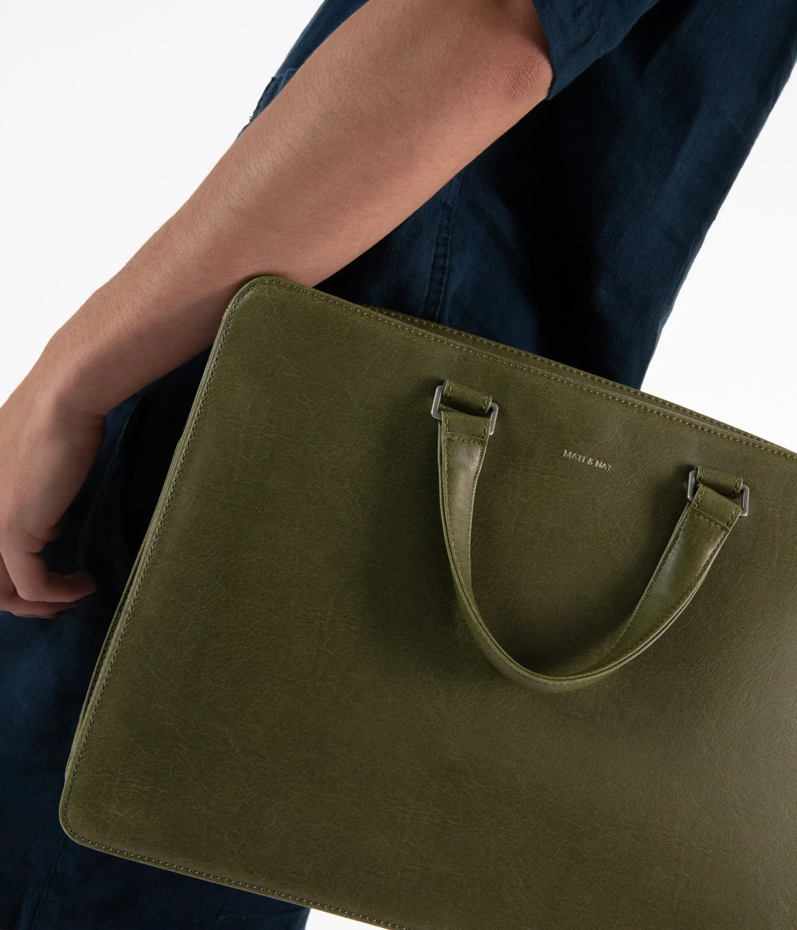 DAVID Vegan Briefcase - Vintage