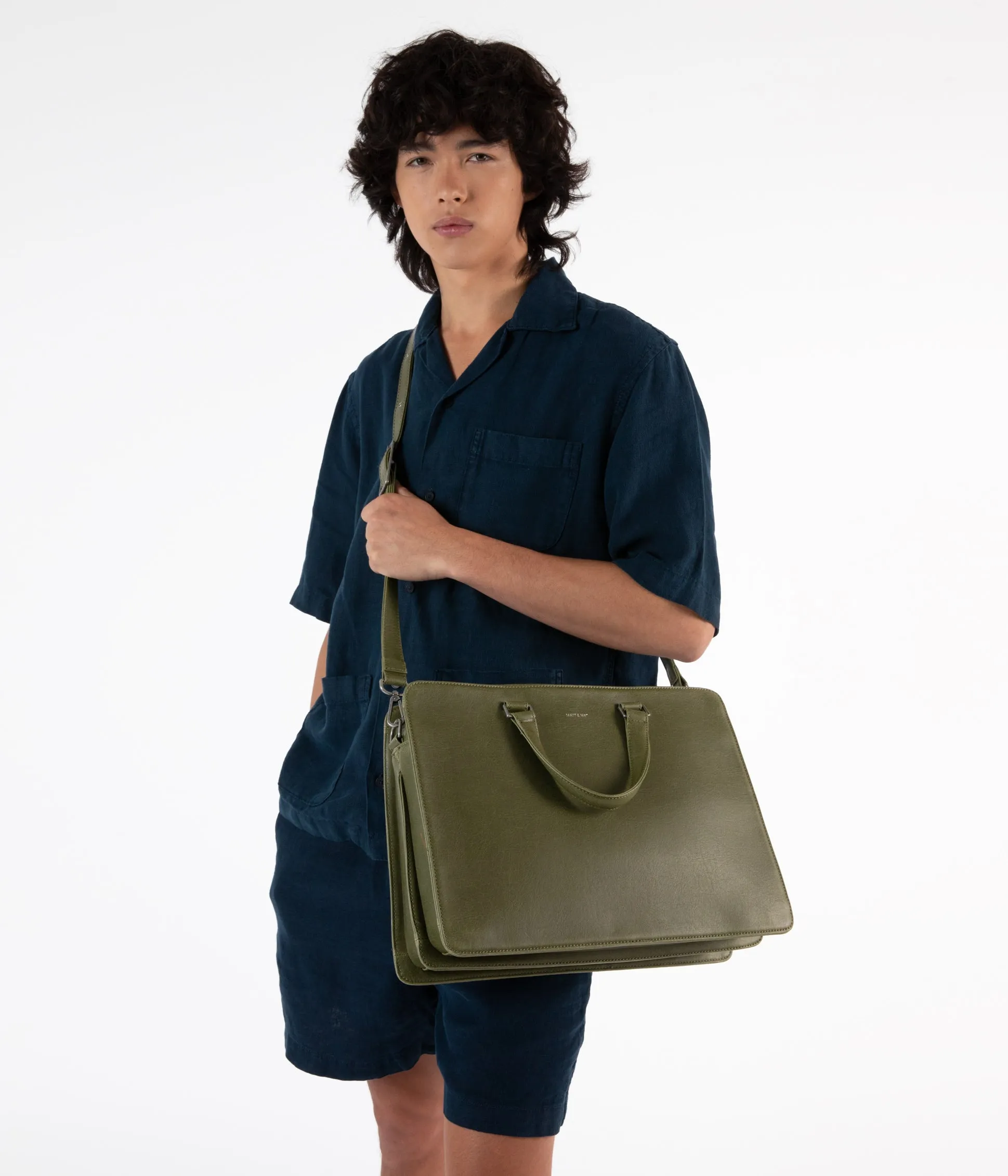 DAVID Vegan Briefcase - Vintage