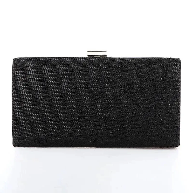 Diamond Sequin Evening Clutch Bag - Elegant Wedding & Party Purse