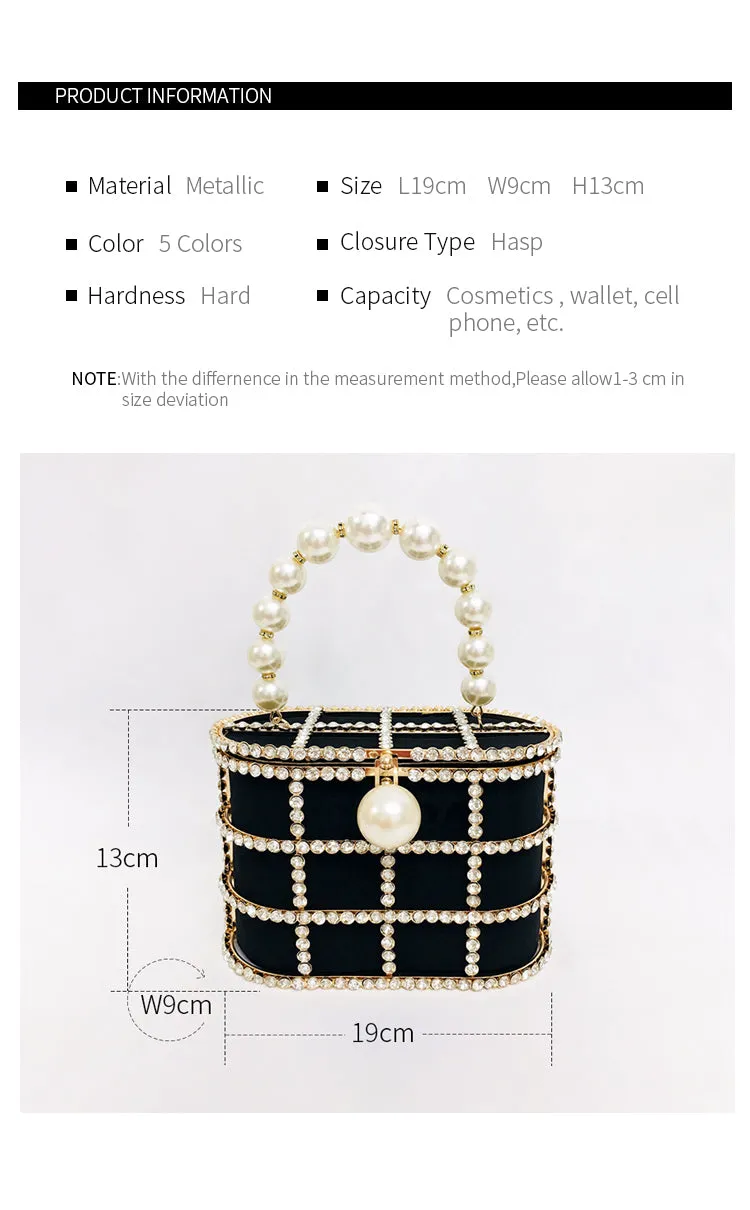 Diamonds Basket Evening Clutch Bags