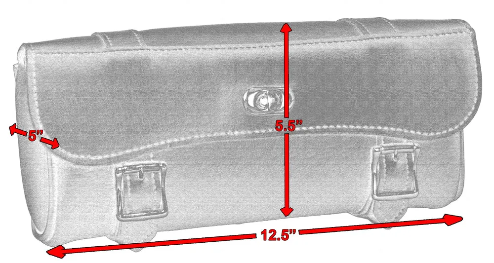 DS5405 Large Two Strap Tool Bag with Twist Clasp