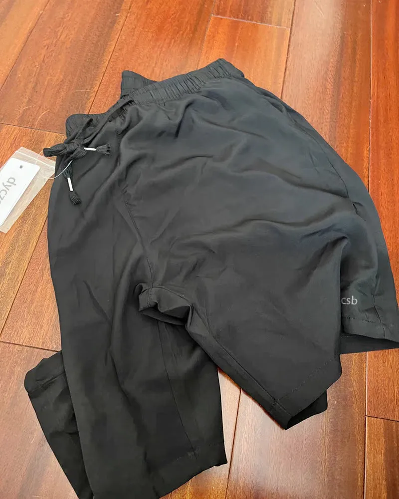 dyczcsb Motion pants,Men’s Loose-Fit Performance Shorts Athletic shorts Black