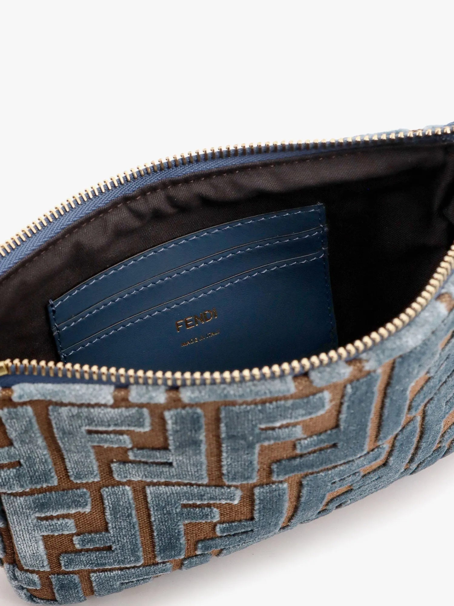 Fendi Women Fendi Blue Clutches