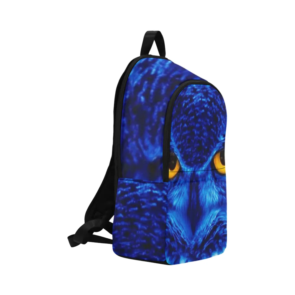 FLASHY BLUE OWL Backpack