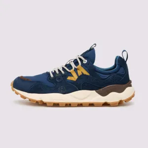 FLOWER MOUNTAIN | Yamano 3 Suede/Nylon Sneakers | Navy-Brown