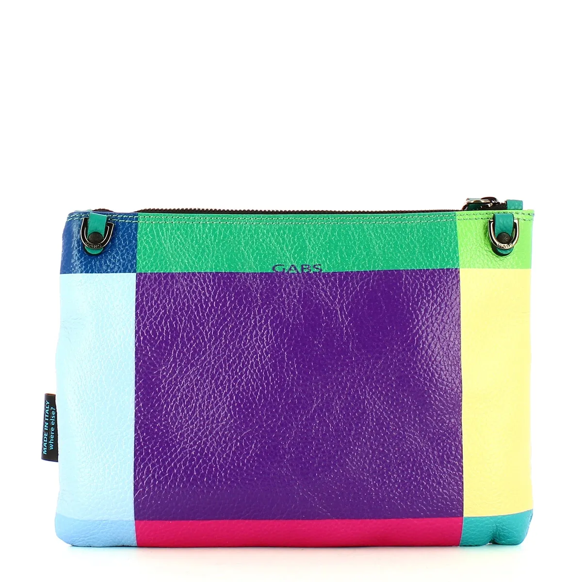 Gabs - Pochette Beyonce M Pop Black Geometrico Viola - G000040T2X2649 - GEOMETRICO/VIOLA