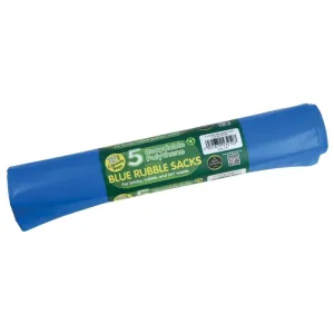 Garland 35 Litre Blue Rubble Sacks (5 Per Roll)