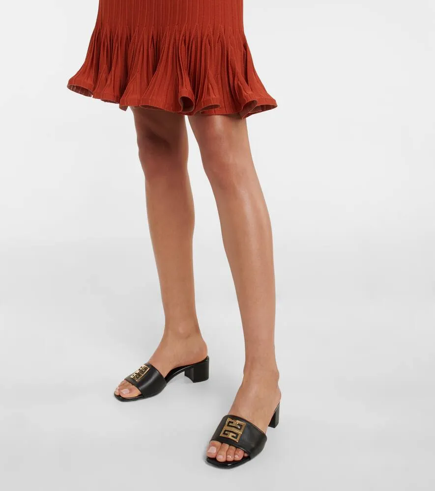 Givenchy 4G leather mules