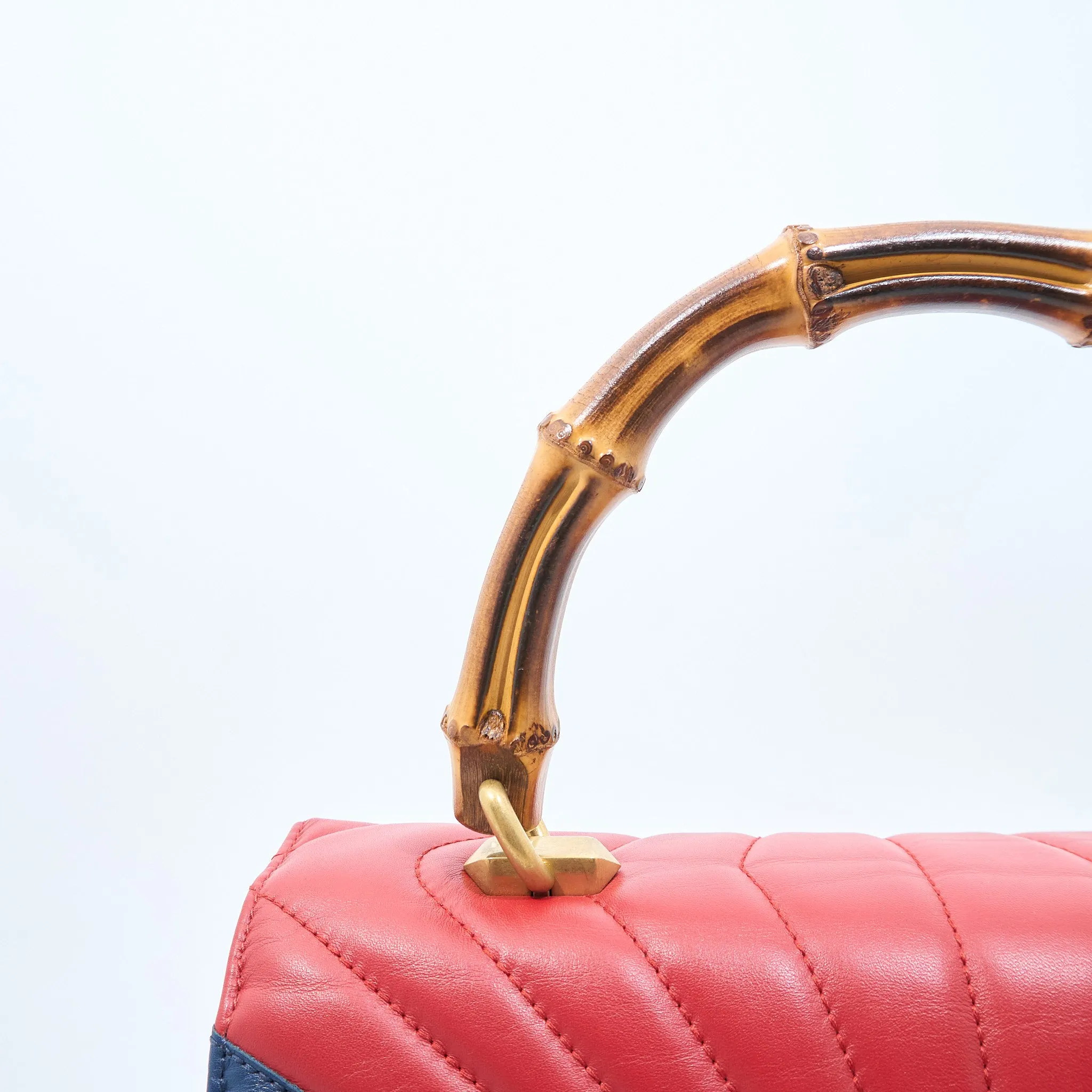 Gucci Queen Margaret Bamboo Top Handle Bag