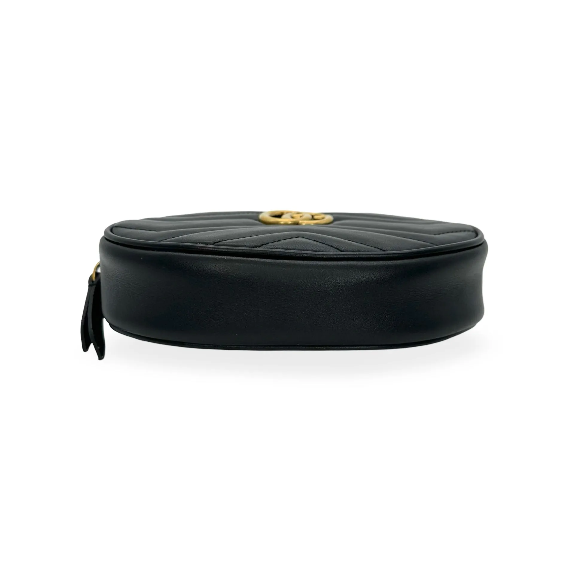 GUCCI: Quilted Leather Marmont Belt Bag