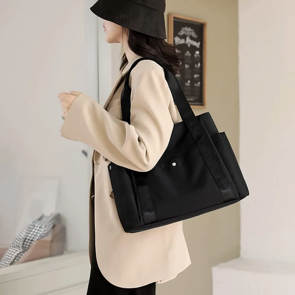 Handbag Shopper Multi-Pocket Tote Handbag Handle Bag Casual Shoulder Bag